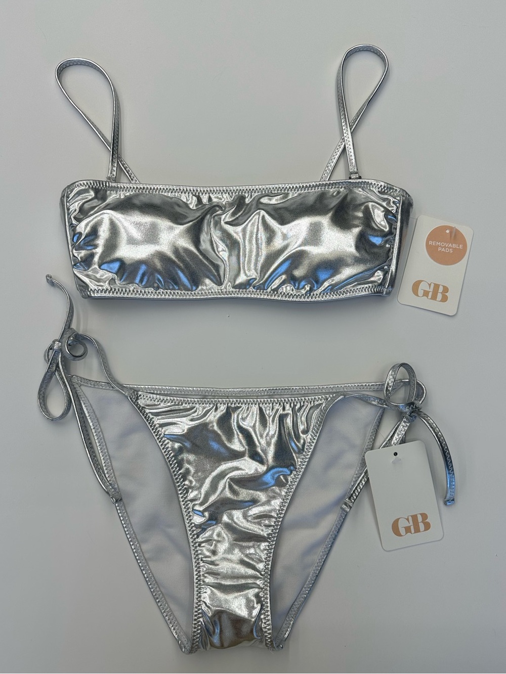 Dillards Metallic Bikini